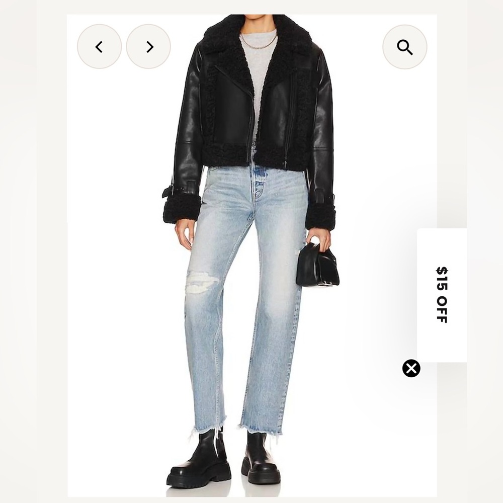 NWT Moussy Vintage Brighton Wide Straight Jeans